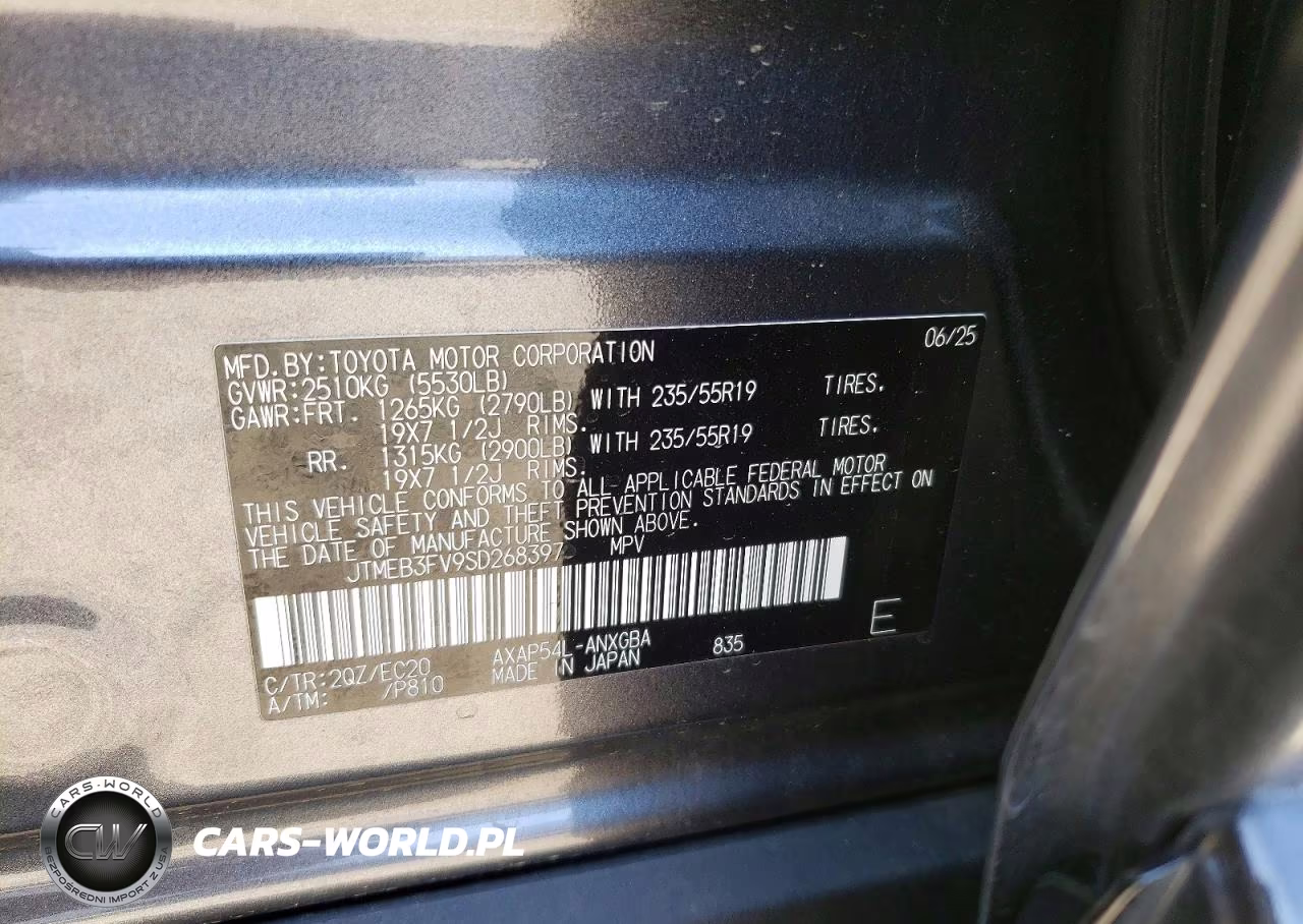 2025 Toyota Rav4 Xse VIN:JTMEB3FV9SD268397 - 13