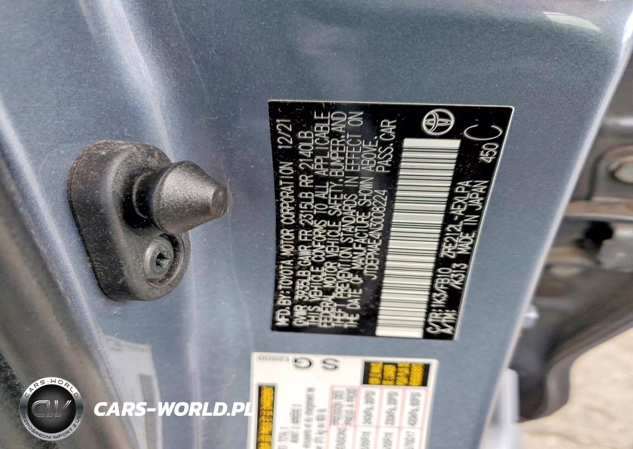 2022 Toyota Corolla Le VIN:JTDEPMAE4N3008224 - 12