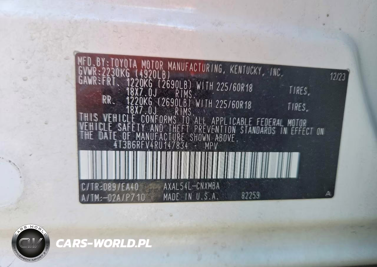 2024 Toyota Rav4 Xle Premium VIN:4T3B6RFV4RU147834 - 13