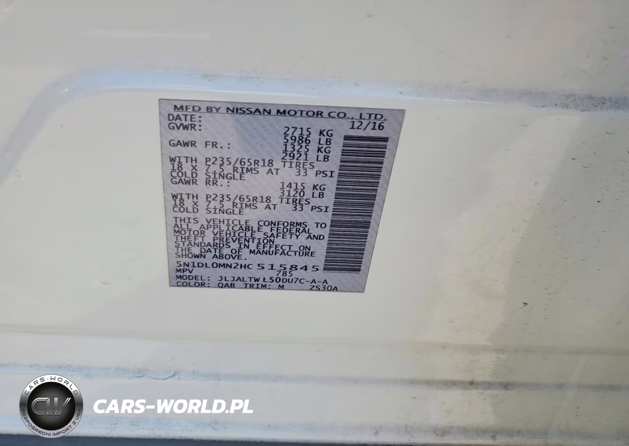 2017 Infiniti Qx60 Base VIN:5N1DL0MN2HC515845 - 13
