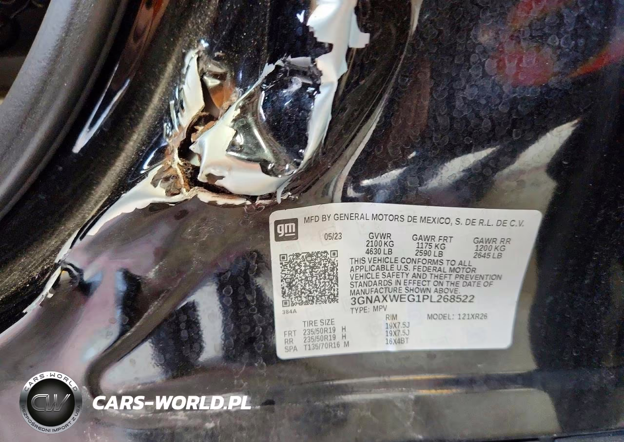 2023 Chevrolet Equinox Rs VIN:3GNAXWEG1PL268522 - 13
