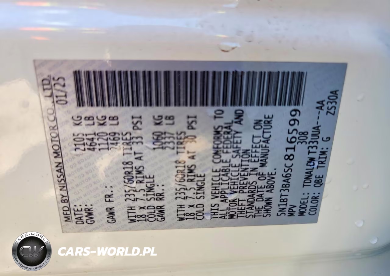 2025 Nissan Rogue Sv VIN:5N1BT3BA6SC816599 - 14