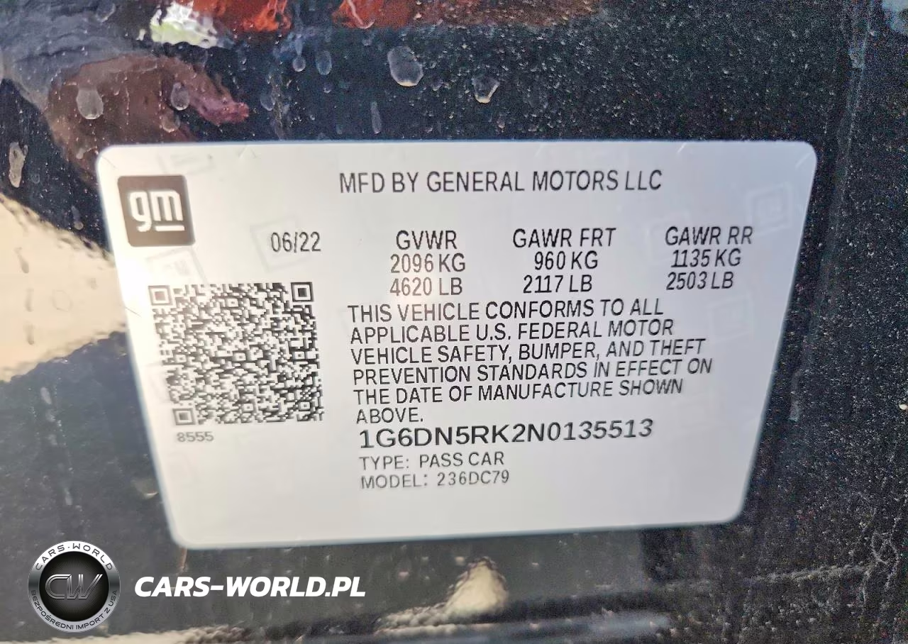 2022 Cadillac Ct5 Premium Luxury VIN:1G6DN5RK2N0135513 - 12