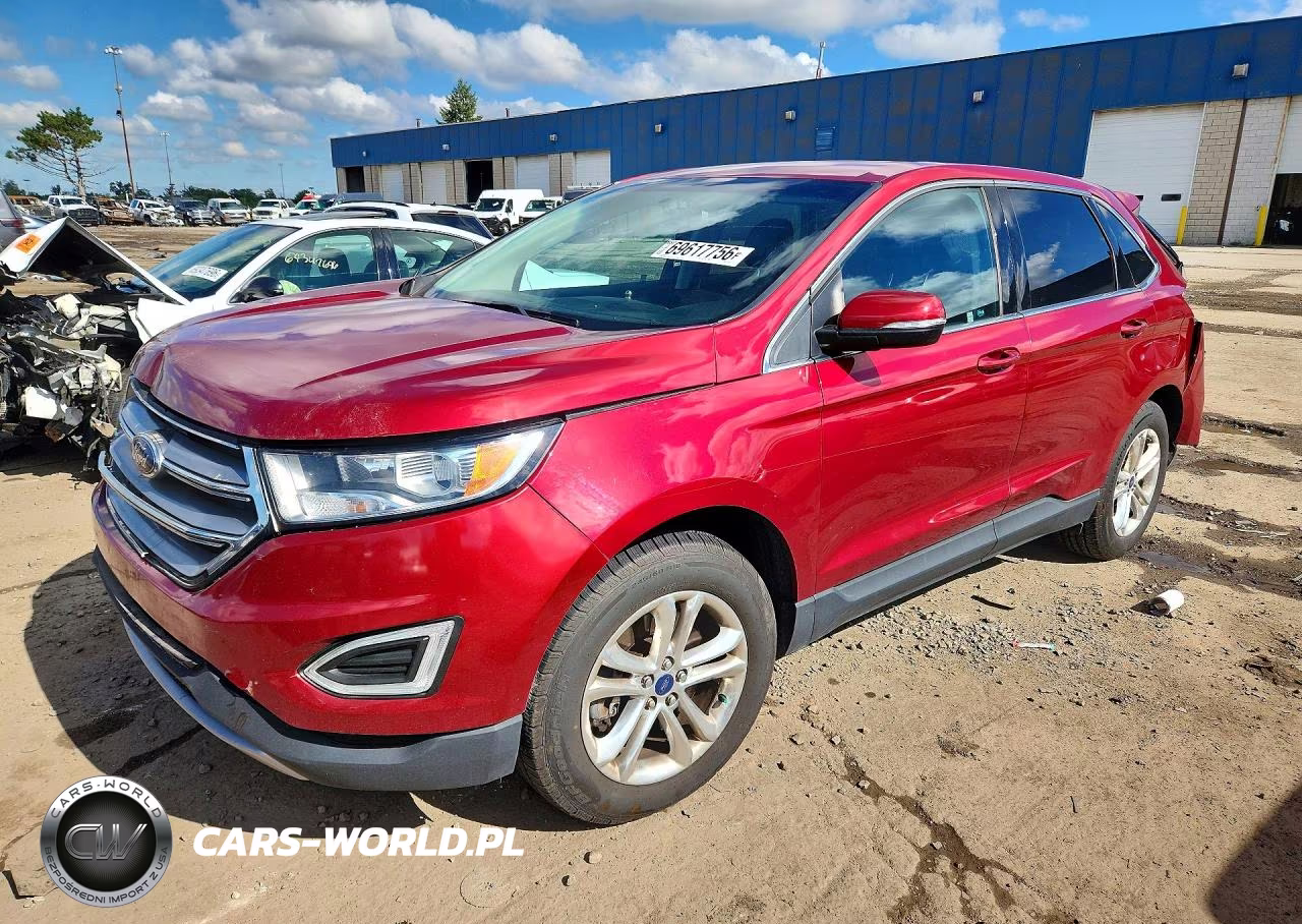 2015 Ford Edge Sel VIN:2FMTK4J90FBB77033 - 1
