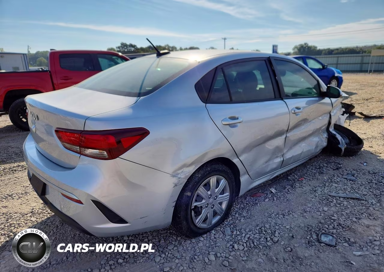 2022 Kia Rio Lx VIN:3KPA24ADXNE462720 - 3