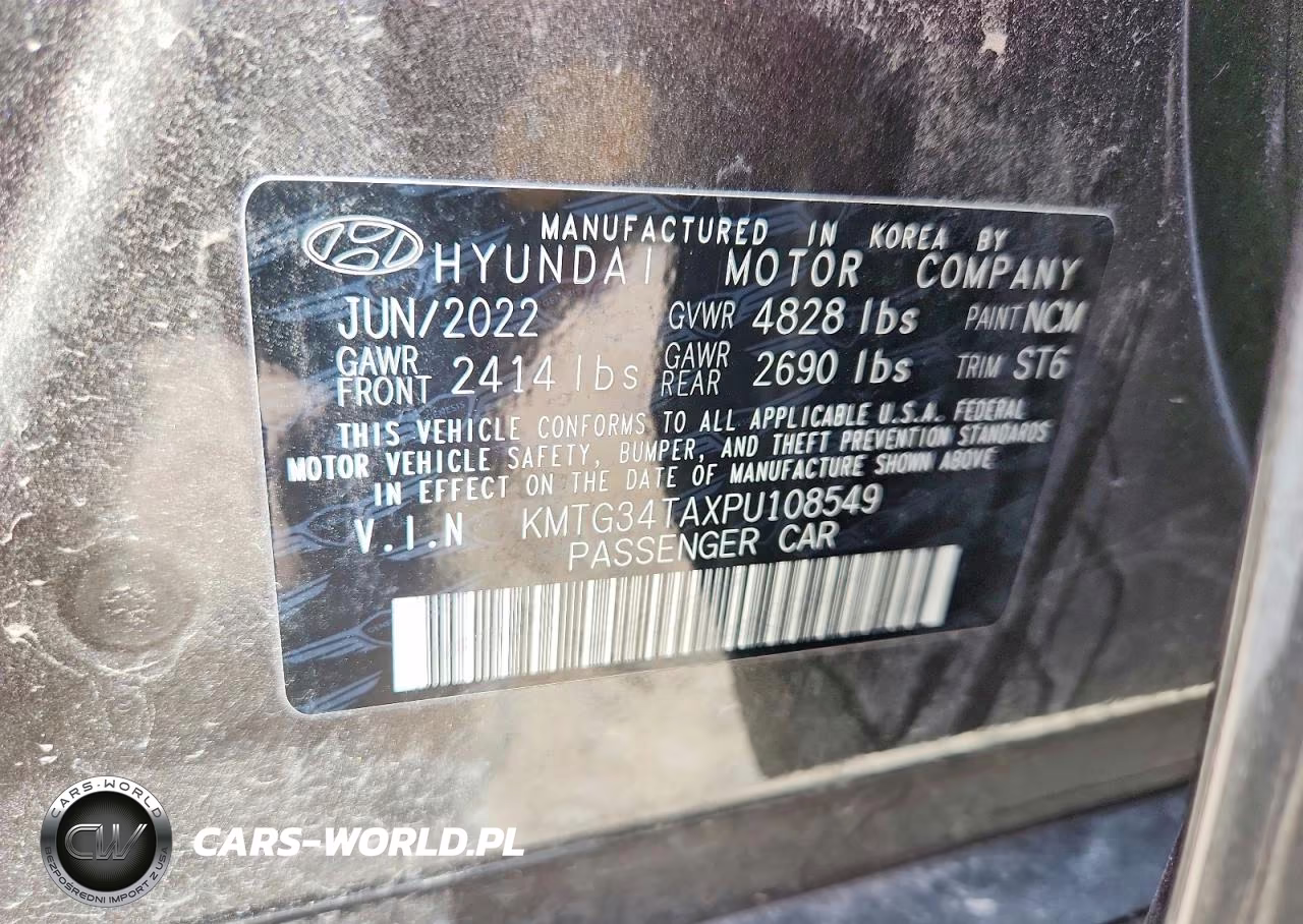 2023 Genesis G70 2.0T VIN:KMTG34TAXPU108549 - 12