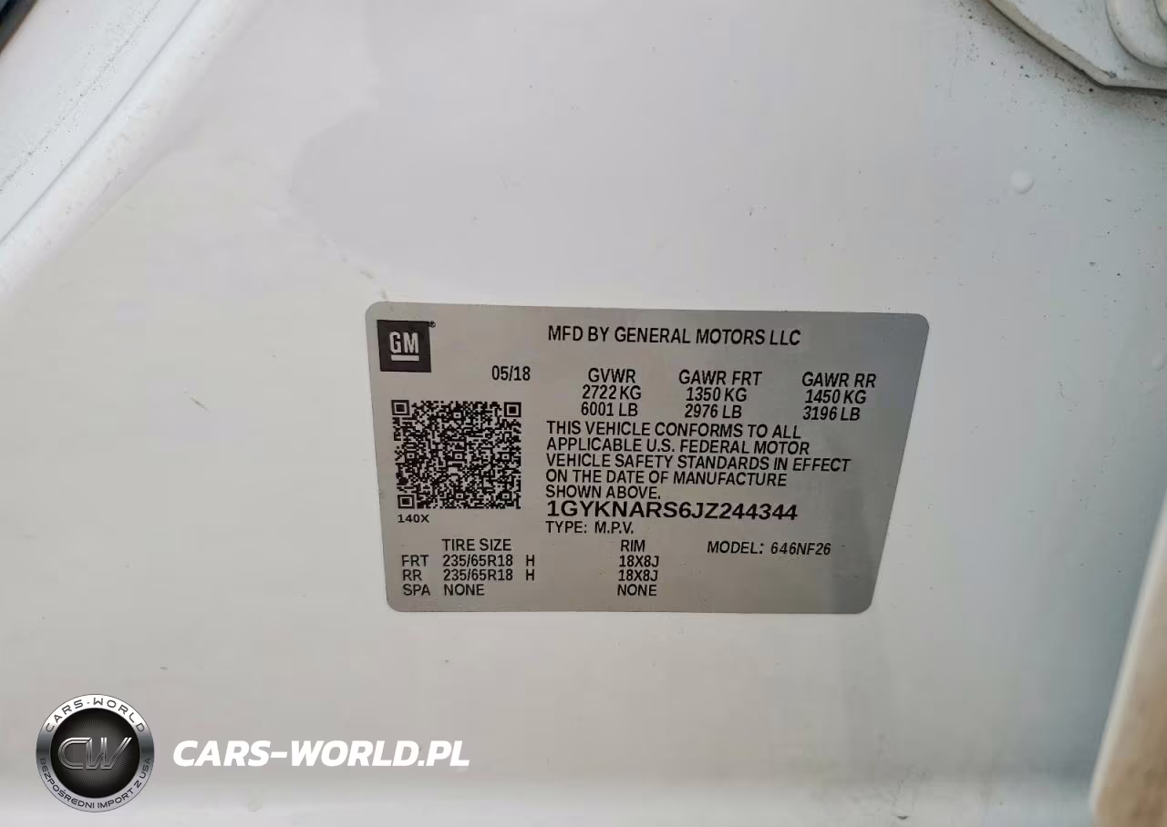 2018 Cadillac Xt5 VIN:1GYKNARS6JZ244344 - 13