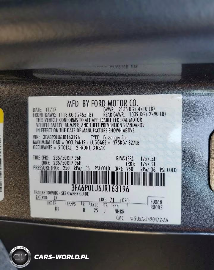 2018 Ford Fusion Se Hybrid VIN:3FA6P0LU6JR163196 - 13