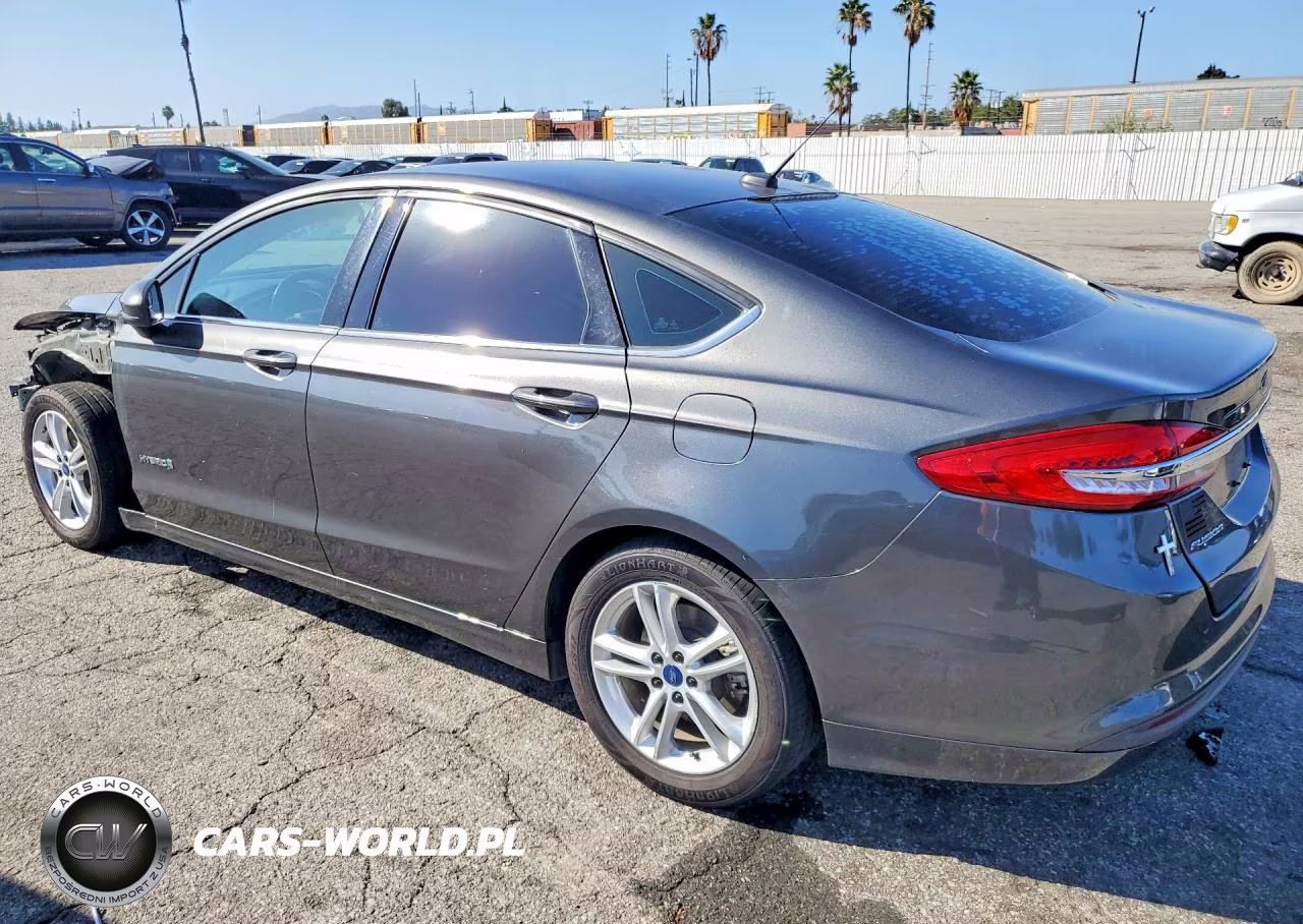 2018 Ford Fusion Se Hybrid VIN:3FA6P0LU6JR163196 - 2