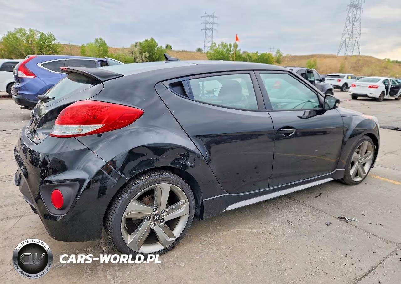 2015 Hyundai Veloster Turbo VIN:KMHTC6AEXFU229817 - 3