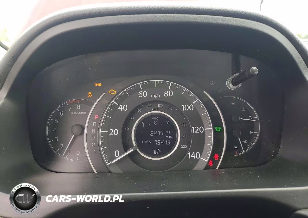 2013 Honda Cr-V Lx VIN:5J6RM4H35DL045712 - 9