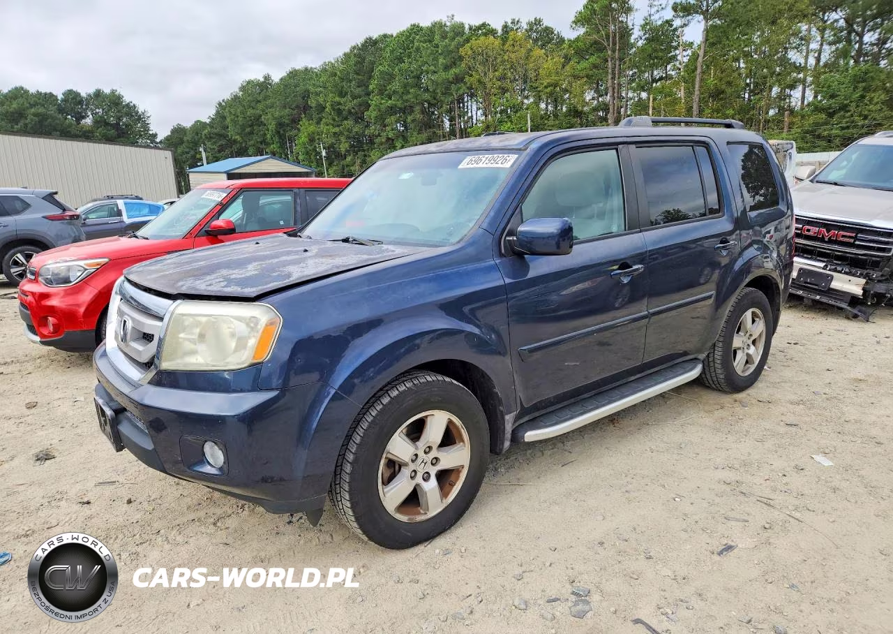 2011 Honda Pilot Ex VIN:5FNYF4H46BB073281 - 1