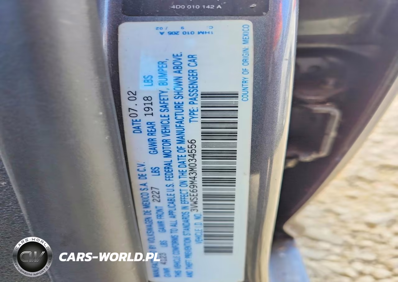 2003 Volkswagen Jetta Gls VIN:3VWSE69M43M034556 - 12