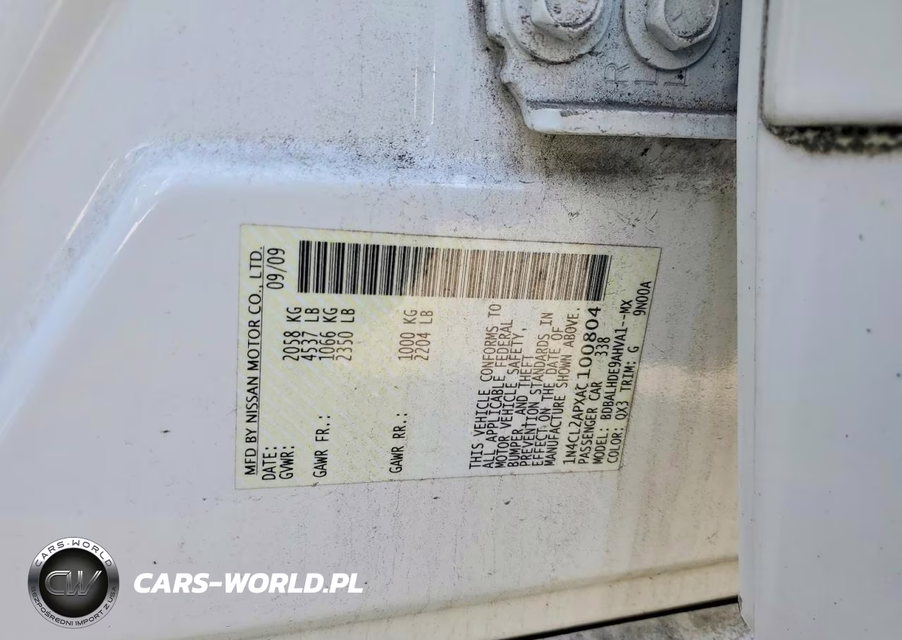 2010 Nissan Altima Hybrid VIN:1N4CL2APXAC100804 - 13