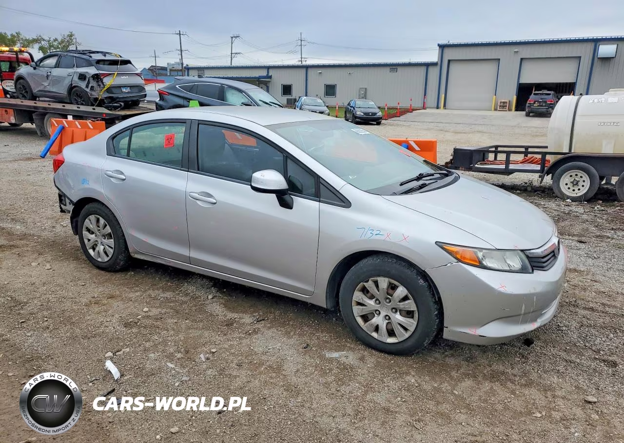 2012 Honda Civic Lx VIN:19XFB2F54CE043299 - 4