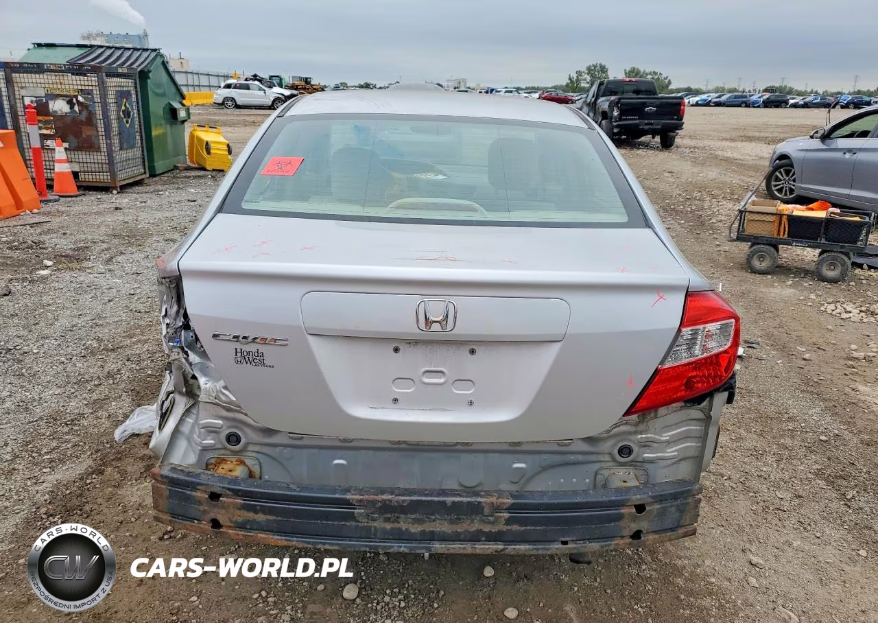 2012 Honda Civic Lx VIN:19XFB2F54CE043299 - 6