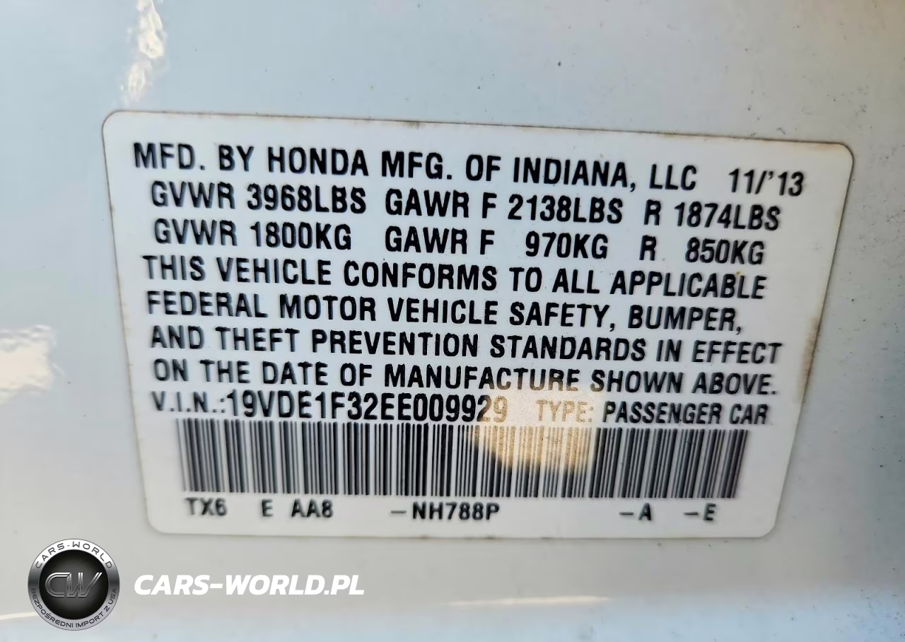 2014 Acura Ilx 20 VIN:19VDE1F32EE009929 - 12