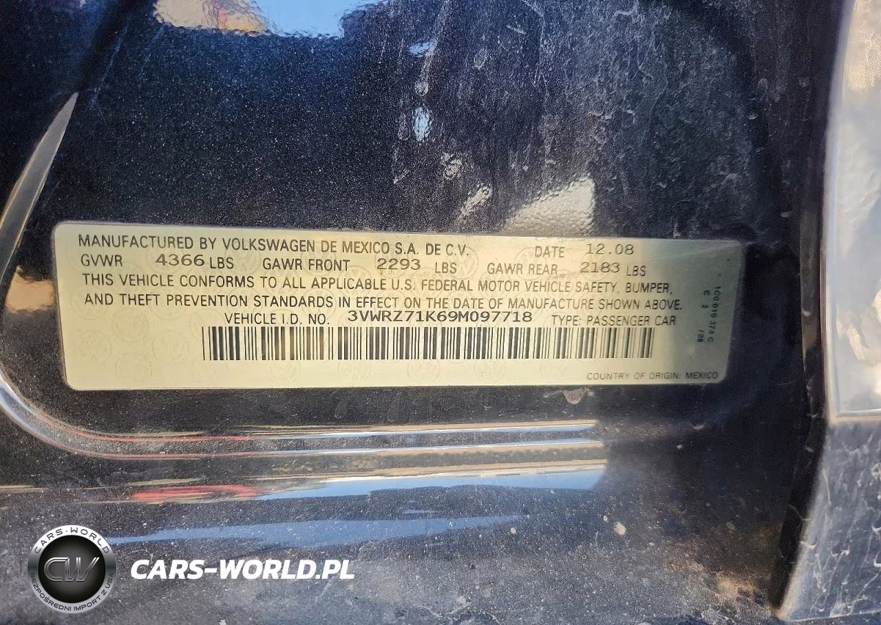 2009 Volkswagen Jetta Se VIN:3VWRZ71K69M097718 - 12