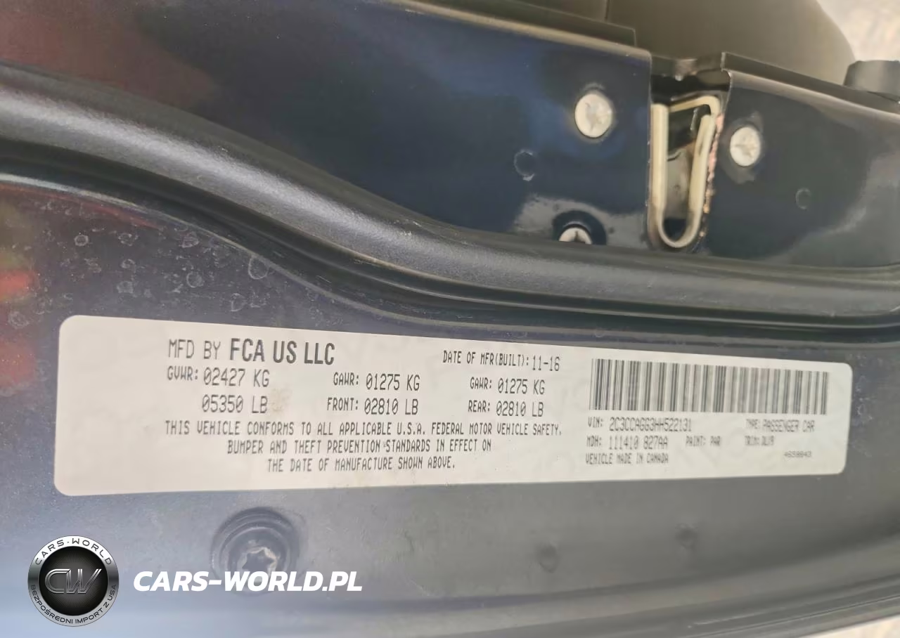 2017 Chrysler 300 S VIN:2C3CCAGG3HH522131 - 13