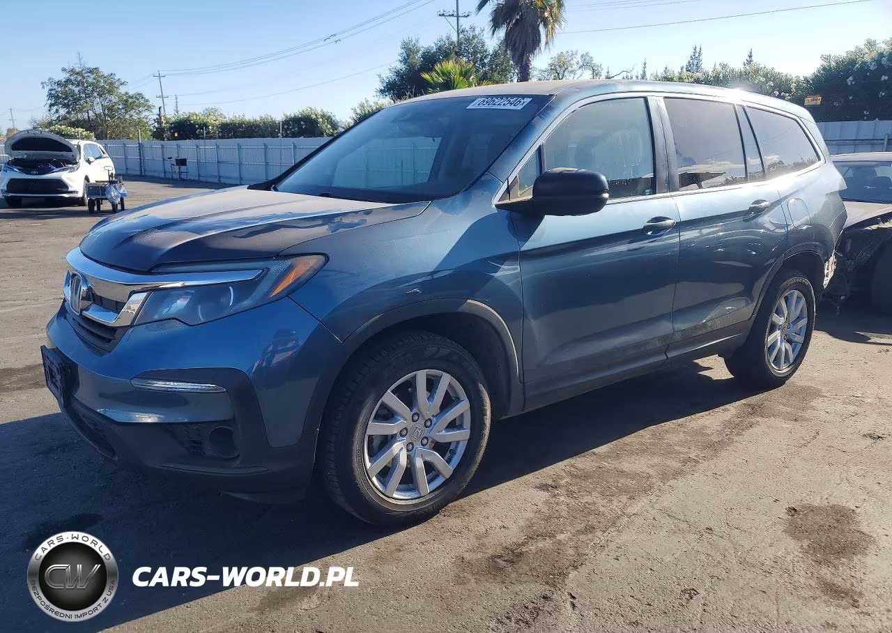 2019 Honda Pilot Lx VIN:5FNYF6H16KB033932 - 1