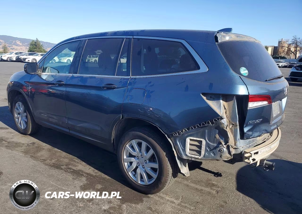 2019 Honda Pilot Lx VIN:5FNYF6H16KB033932 - 2