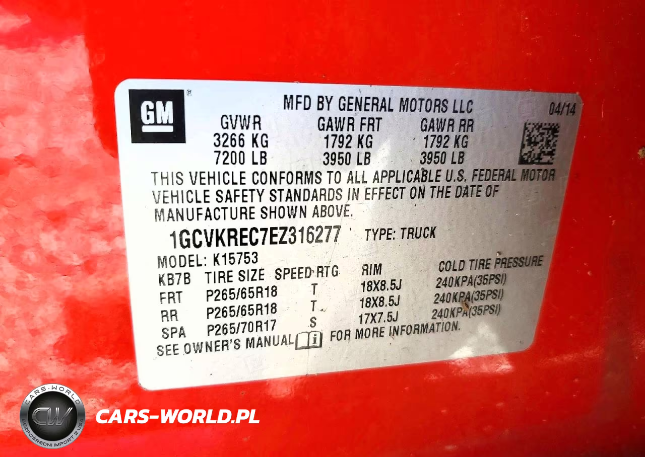 2014 Chevrolet Silverado K1500 Lt VIN:1GCVKREC7EZ316277 - 13