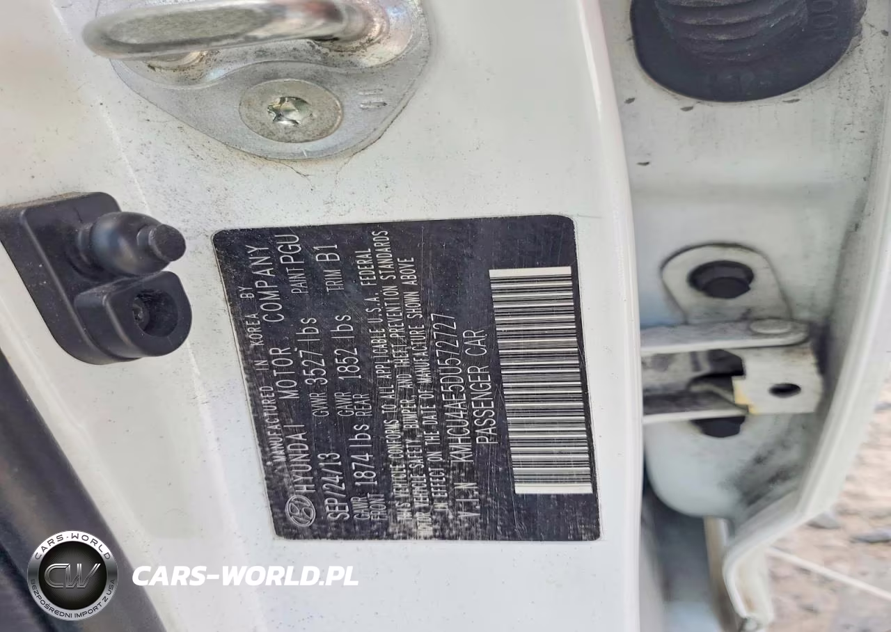 2013 Hyundai Accent Gls VIN:KMHCU4AE5DU572727 - 12