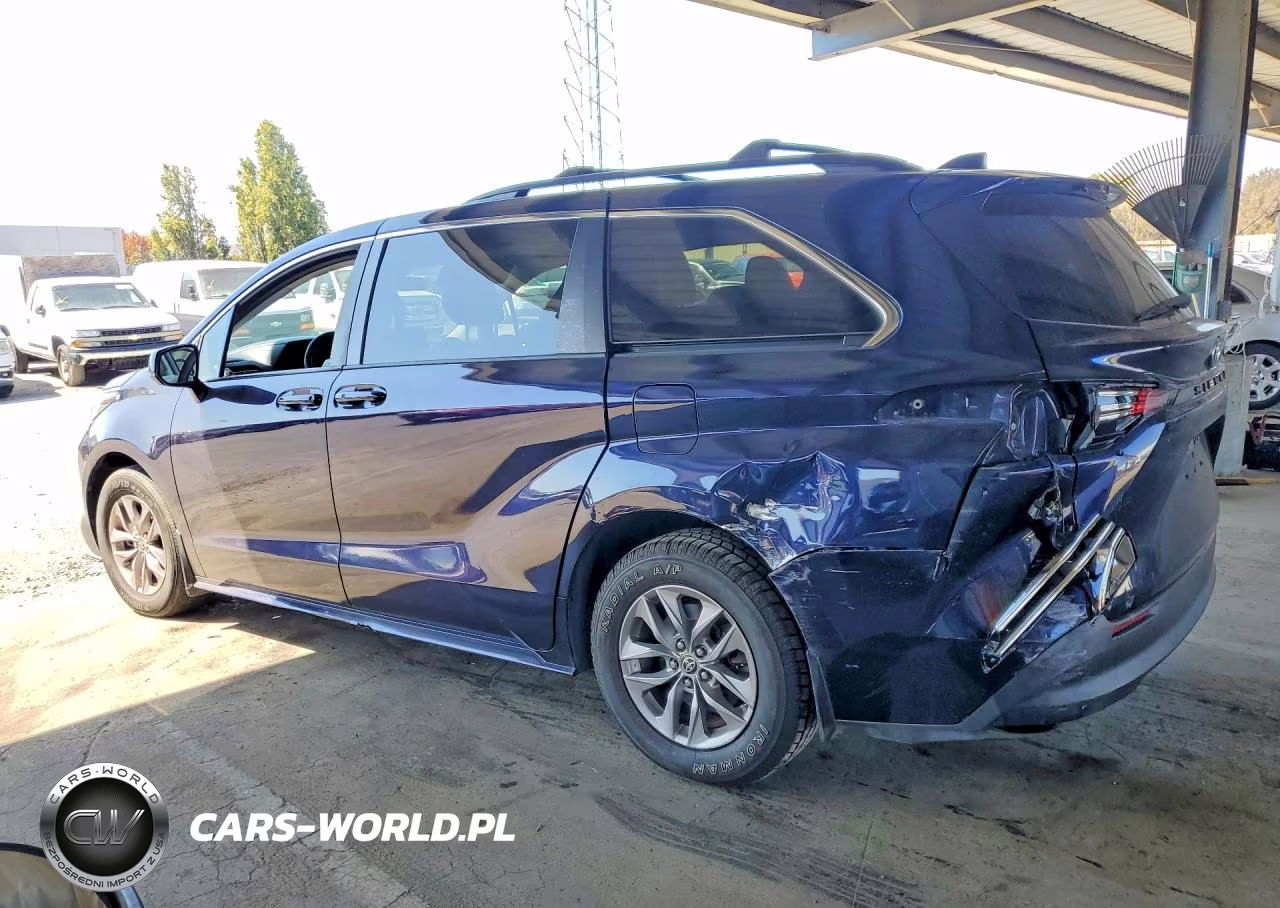 2022 Toyota Sienna Le VIN:5TDKRKEC3NS089936 - 2
