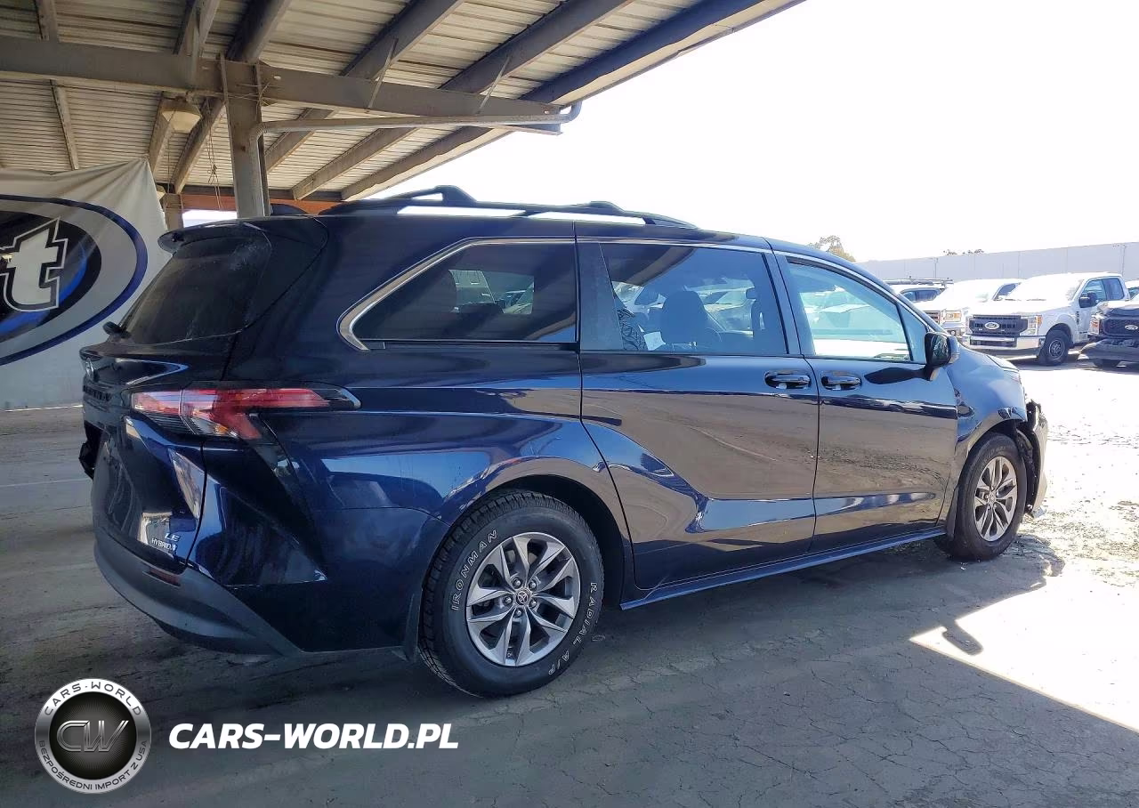 2022 Toyota Sienna Le VIN:5TDKRKEC3NS089936 - 3