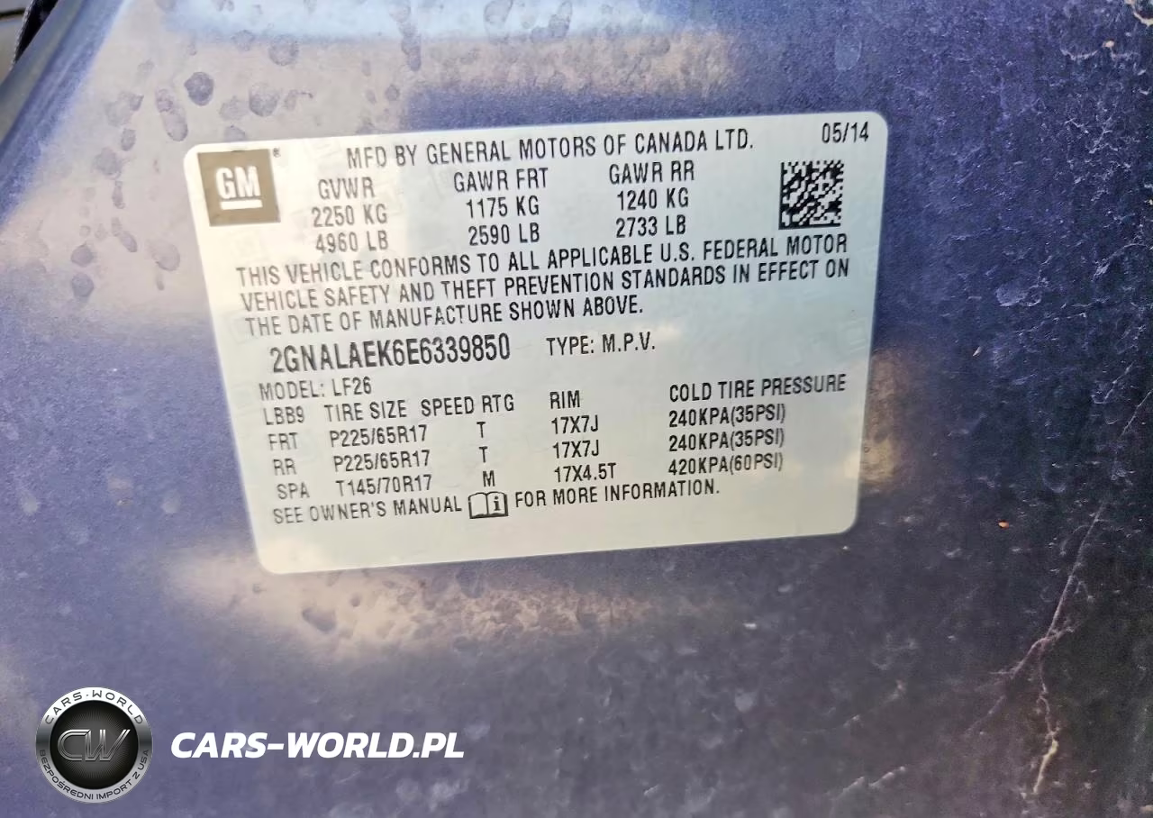 2014 Chevrolet Equinox Ls VIN:2GNALAEK6E6339850 - 12