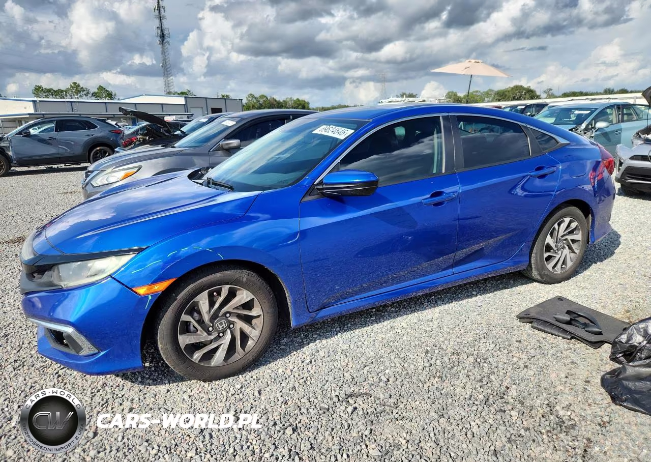 2020 Honda Civic Lx VIN:19XFC2F62LE011232 - 1