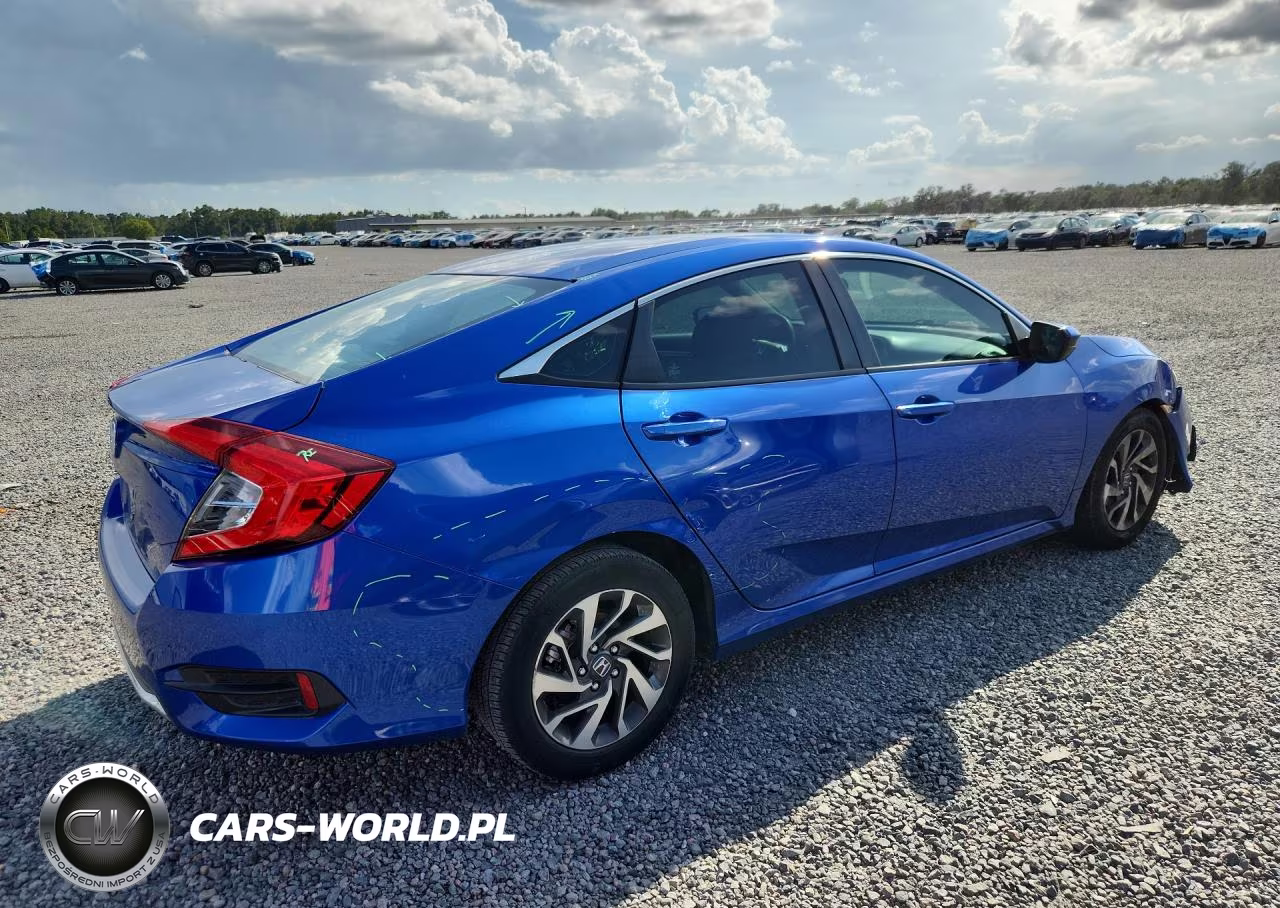 2020 Honda Civic Lx VIN:19XFC2F62LE011232 - 3