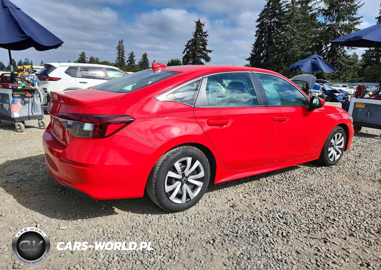 2025 Honda Civic Lx VIN:2HGFE2F25SH582256 - 3