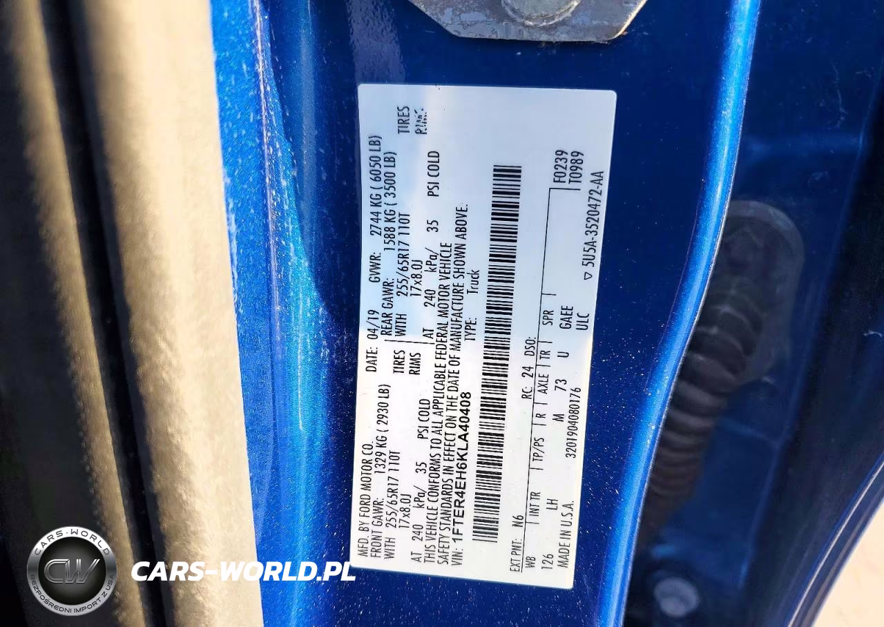 2019 Ford Ranger Xl VIN:1FTER4EH6KLA40408 - 12