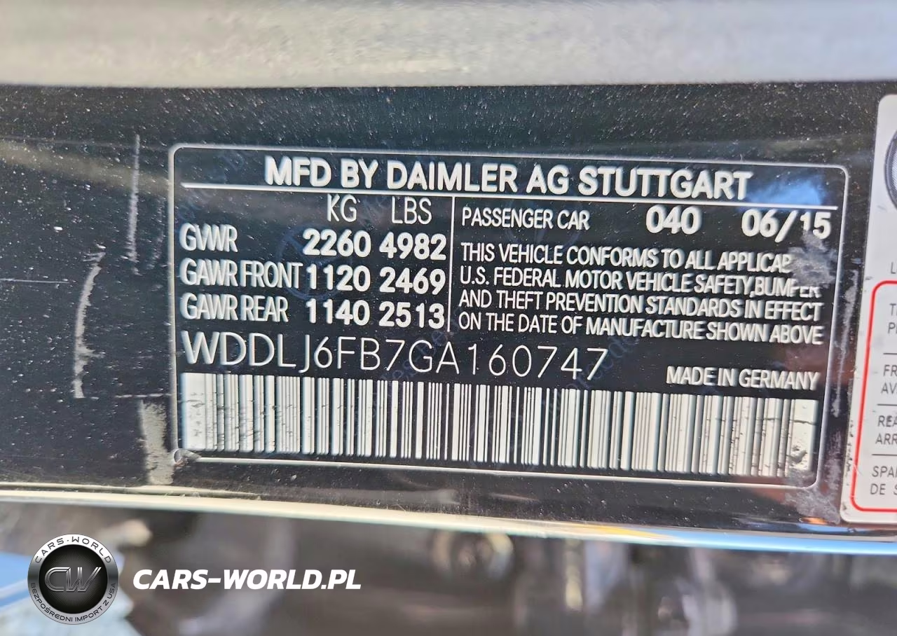 2016 Mercedes-Benz Cls 400 VIN:WDDLJ6FB7GA160747 - 12