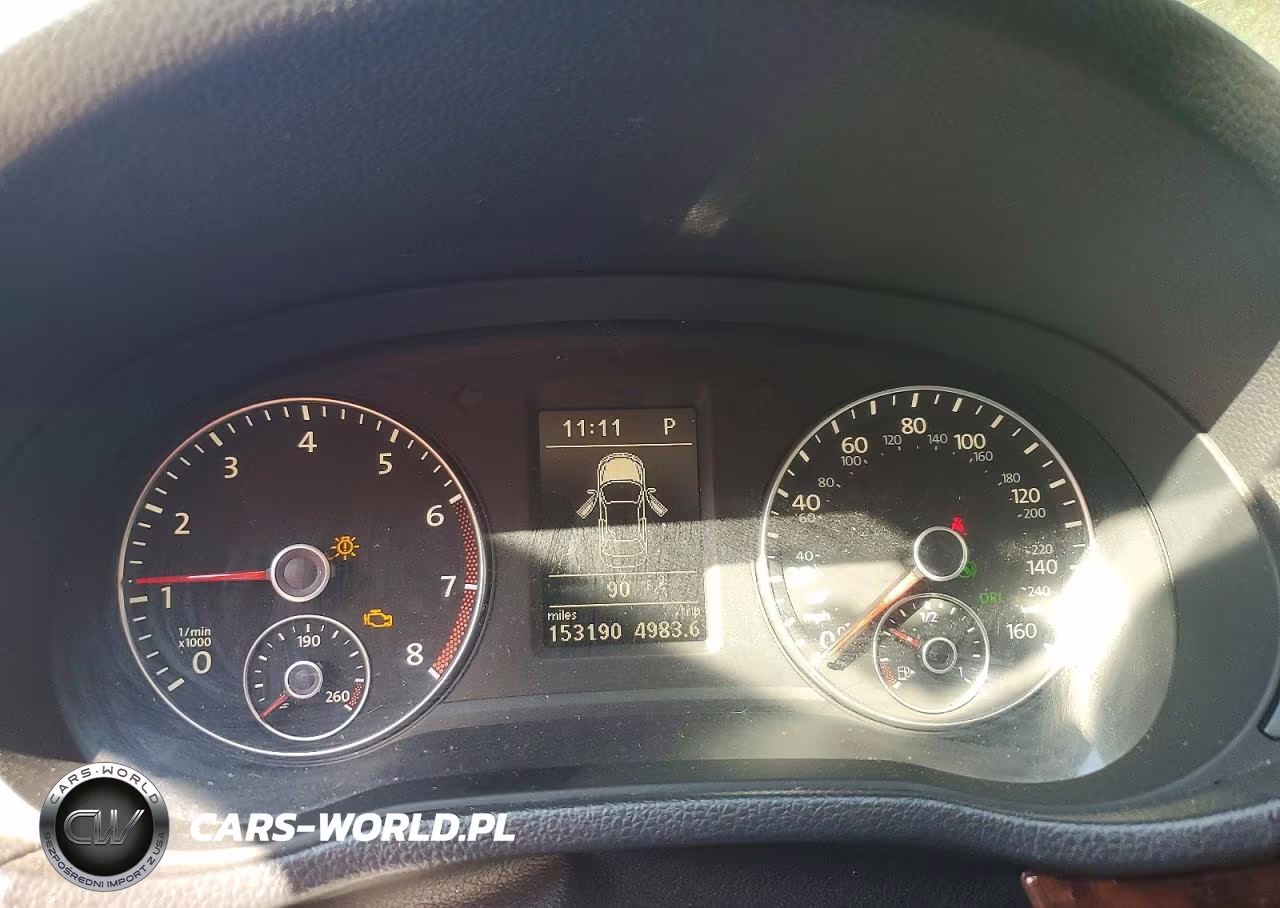 2012 Volkswagen Passat Sel VIN:1VWCM7A39CC104375 - 9