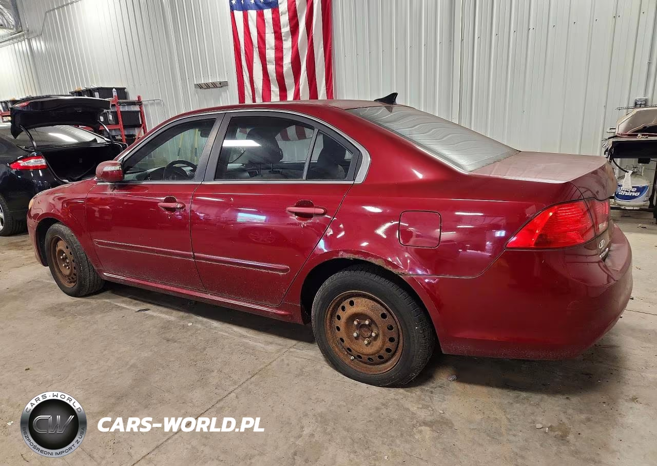 2009 Kia Optima Lx VIN:KNAGE228195350927 - 2