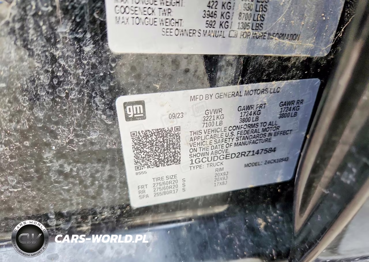 2024 Chevrolet Silverado K1500 Ltz VIN:1GCUDGED2RZ147584 - 12