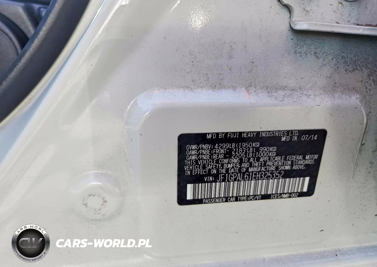 2014 Subaru Impreza Sport Premium VIN:JF1GPAL61EH325352 - 12