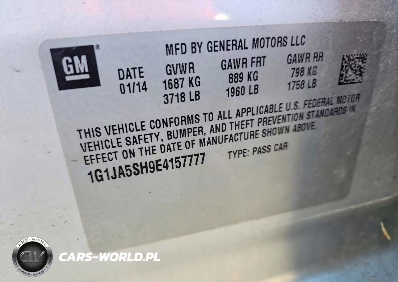 2014 Chevrolet Sonic Ls VIN:1G1JA5SH9E4157777 - 12