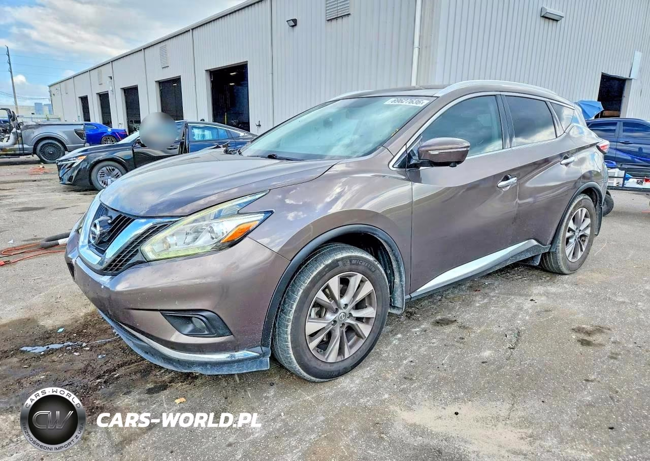 2015 Nissan Murano Sl VIN:5N1AZ2MG2FN233639 - 1