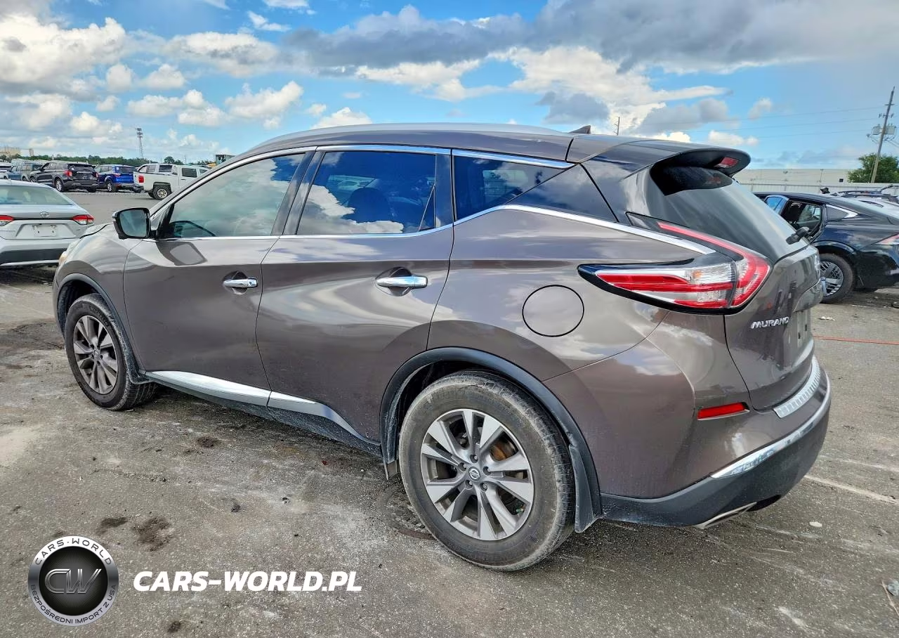 2015 Nissan Murano Sl VIN:5N1AZ2MG2FN233639 - 2