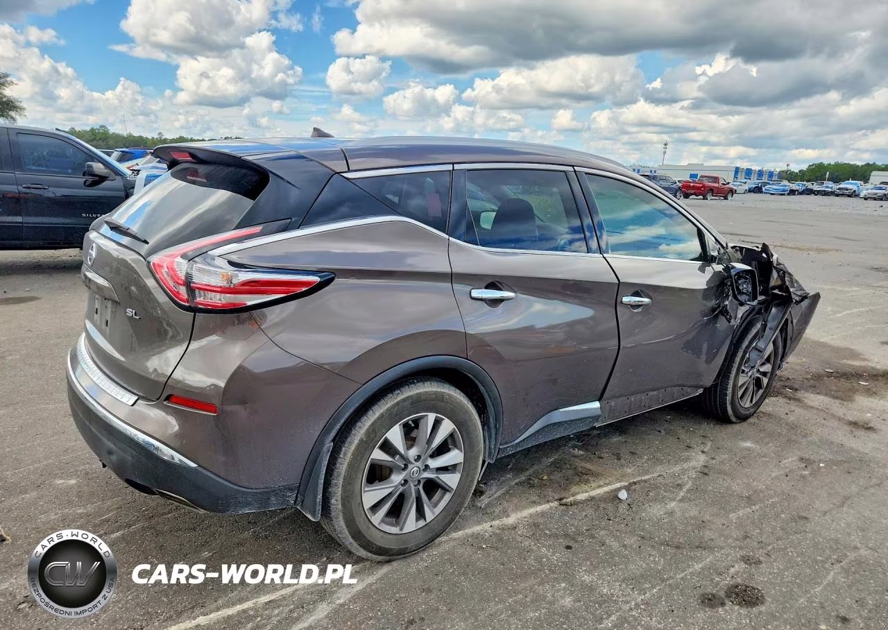 2015 Nissan Murano Sl VIN:5N1AZ2MG2FN233639 - 3
