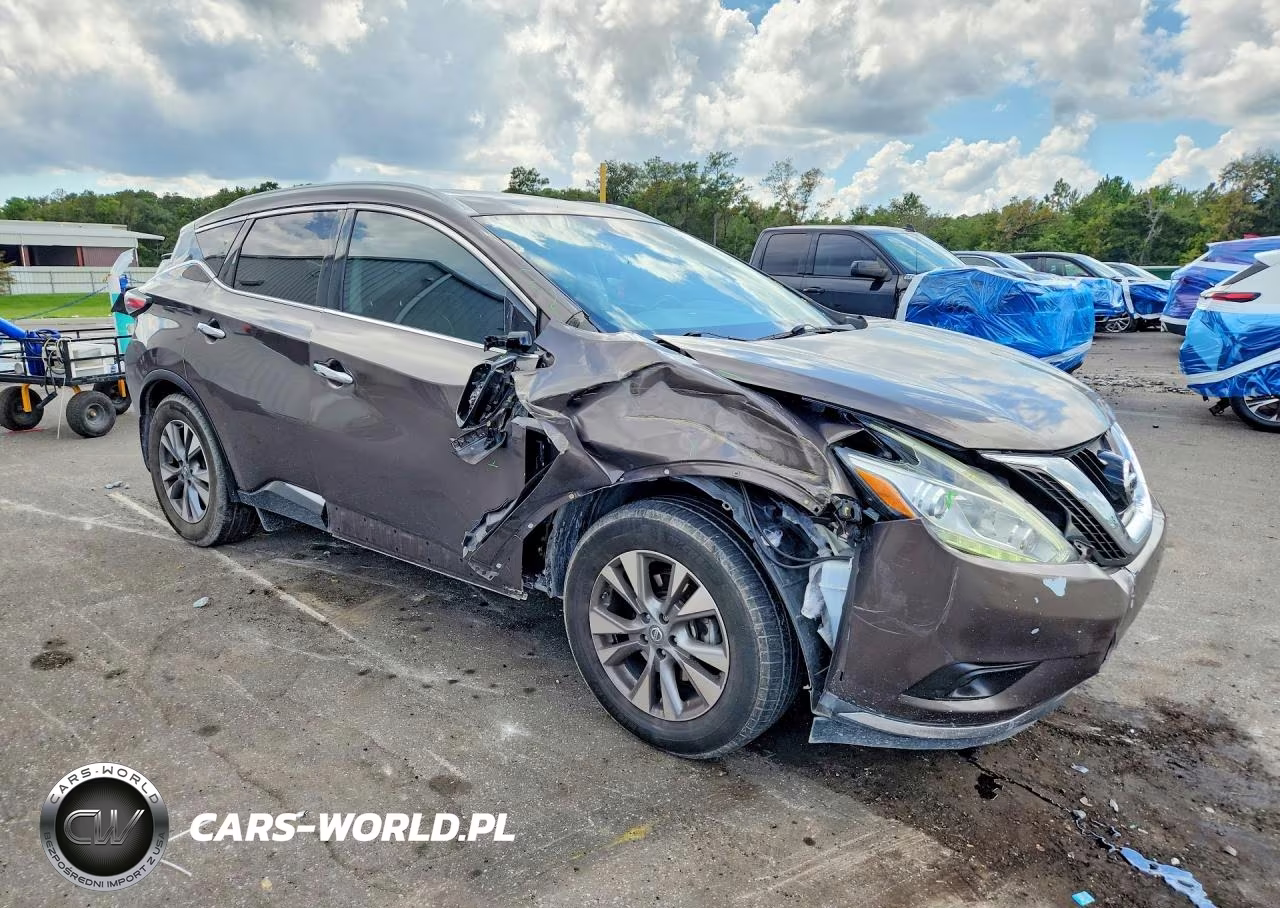 2015 Nissan Murano Sl VIN:5N1AZ2MG2FN233639 - 4