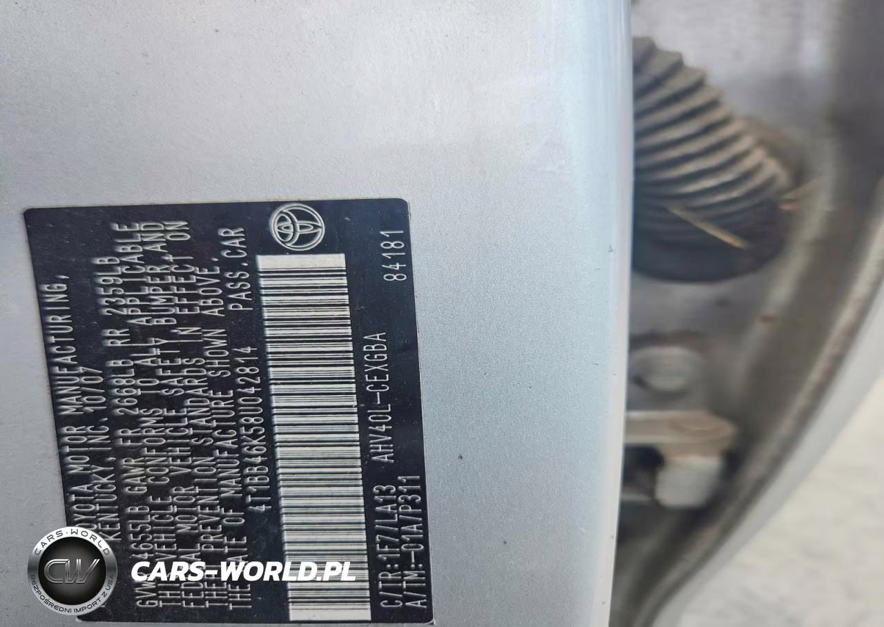 2008 Toyota Camry Hybrid VIN:4T1BB46K58U042814 - 12