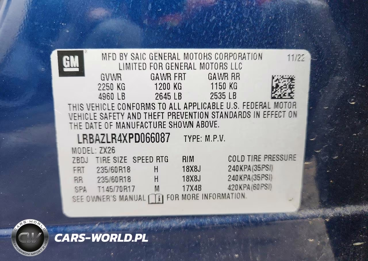 2023 Buick Envision Preferred VIN:LRBAZLR4XPD066087 - 13
