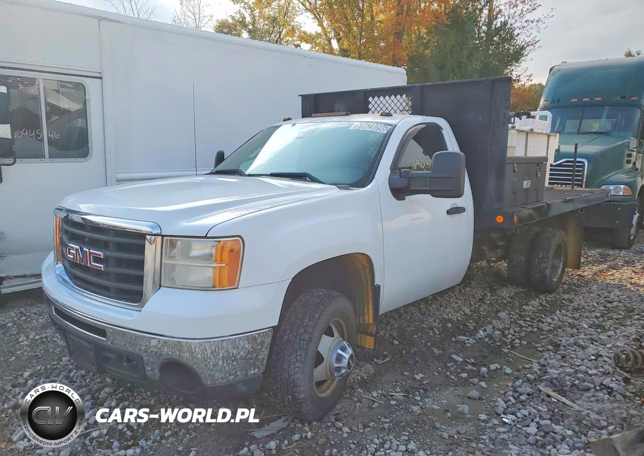 2010 GMC Sierra C3500 Flat Bed Truck VIN:1GD6C2BK9AF122443 - 1