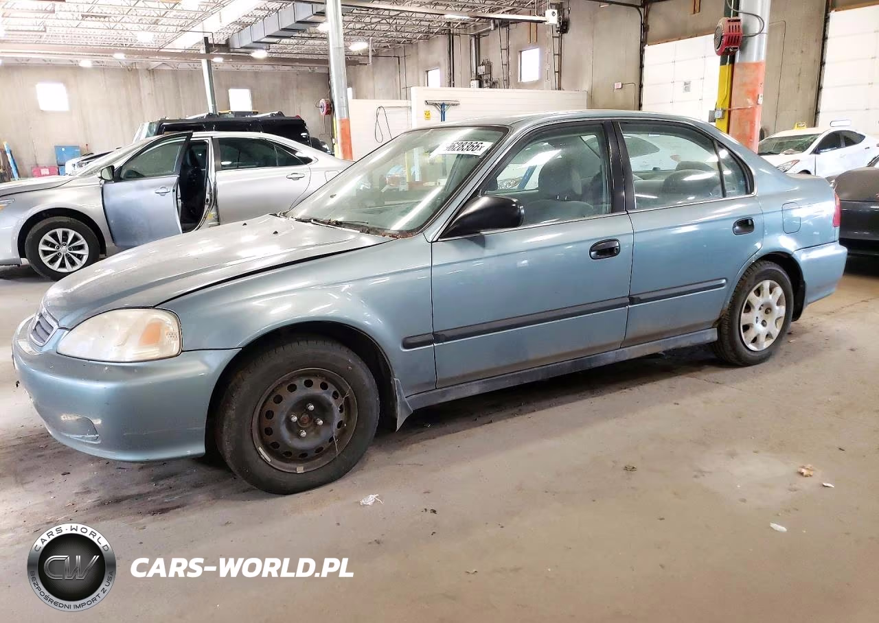 2000 Honda Civic Lx VIN:1HGEJ6678YL043524 - 1