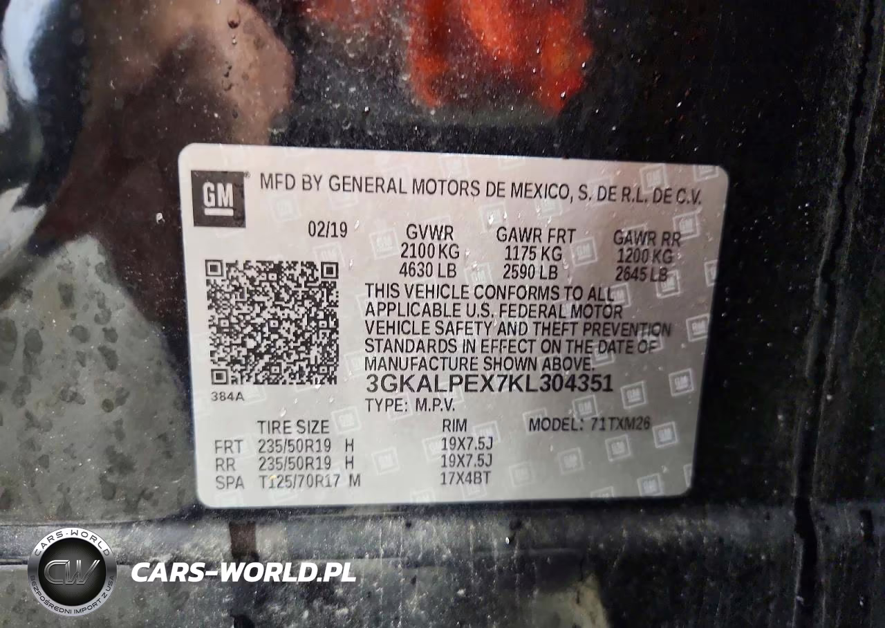 2019 GMC Terrain Slt VIN:3GKALPEX7KL304351 - 12