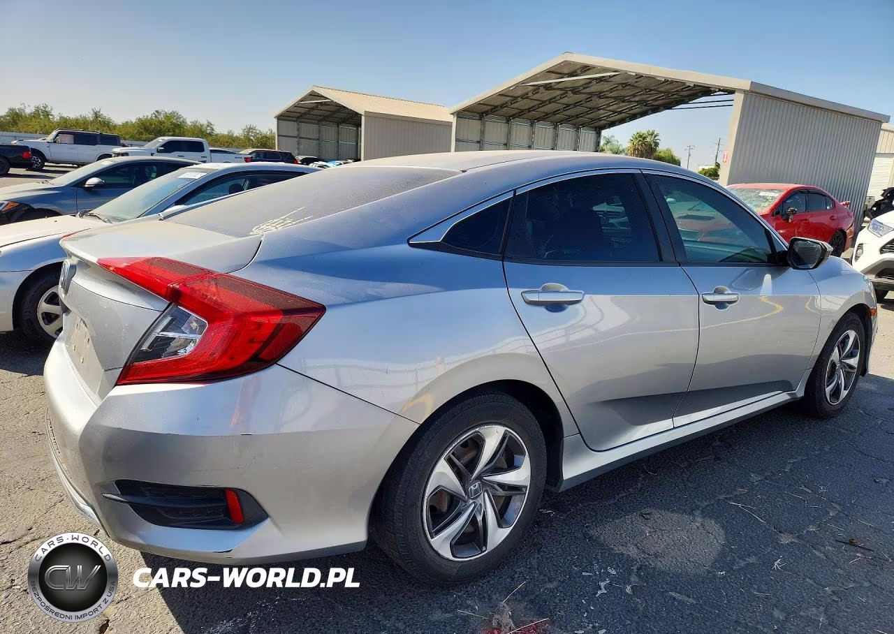 2019 Honda Civic Lx VIN:19XFC2F66KE208208 - 3